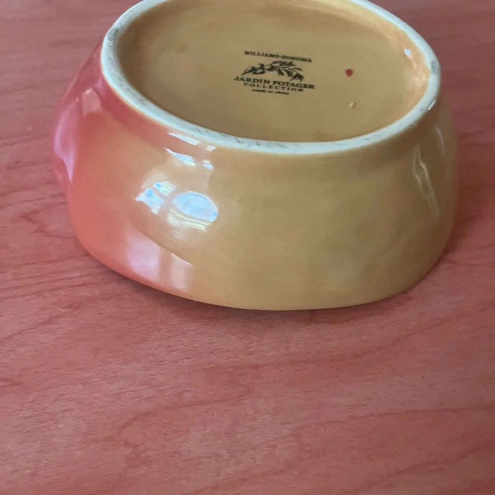 William Sonoma pumpkin dipping Bowl